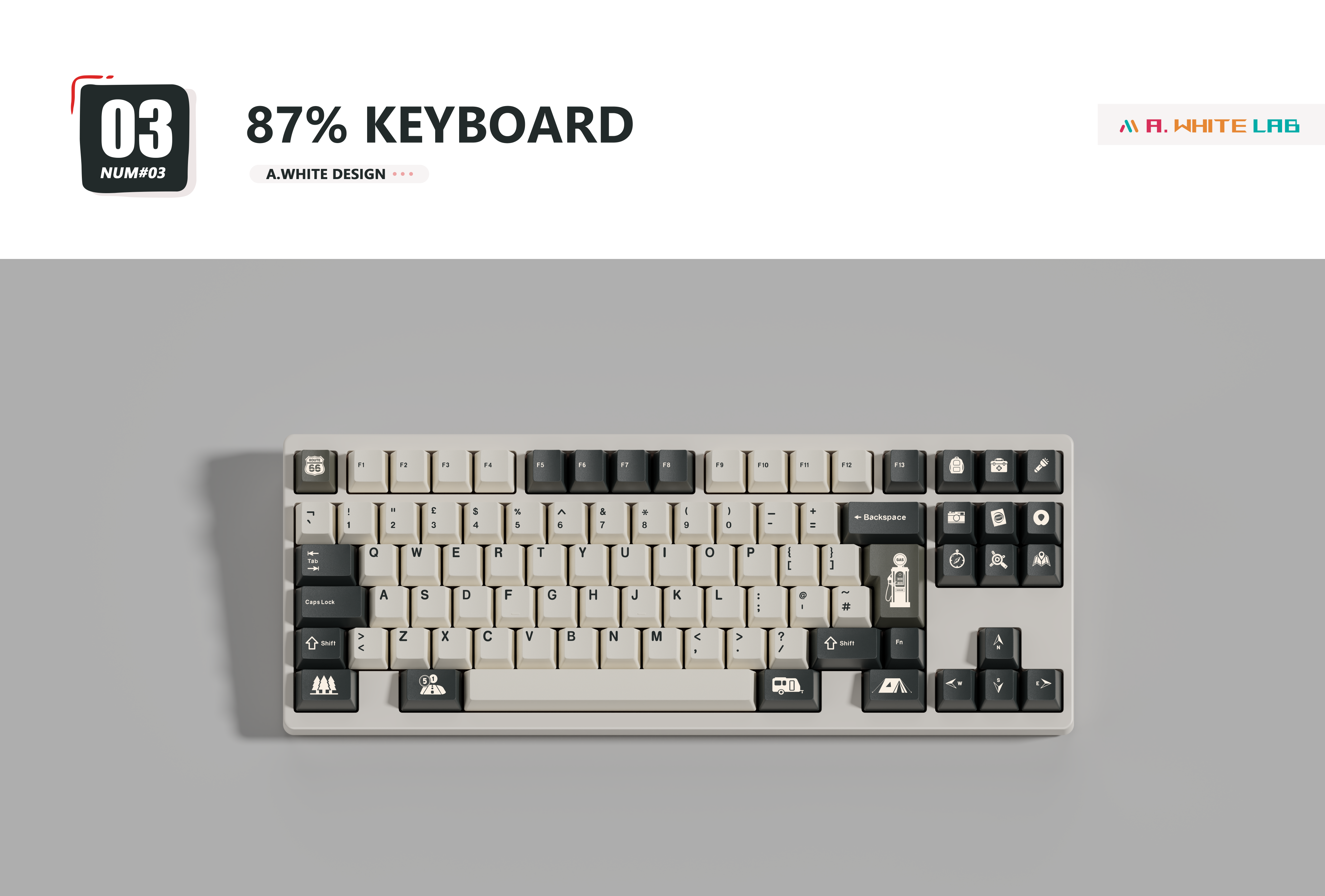 ALOHAKB Road Trip Cherry Profile Keycaps