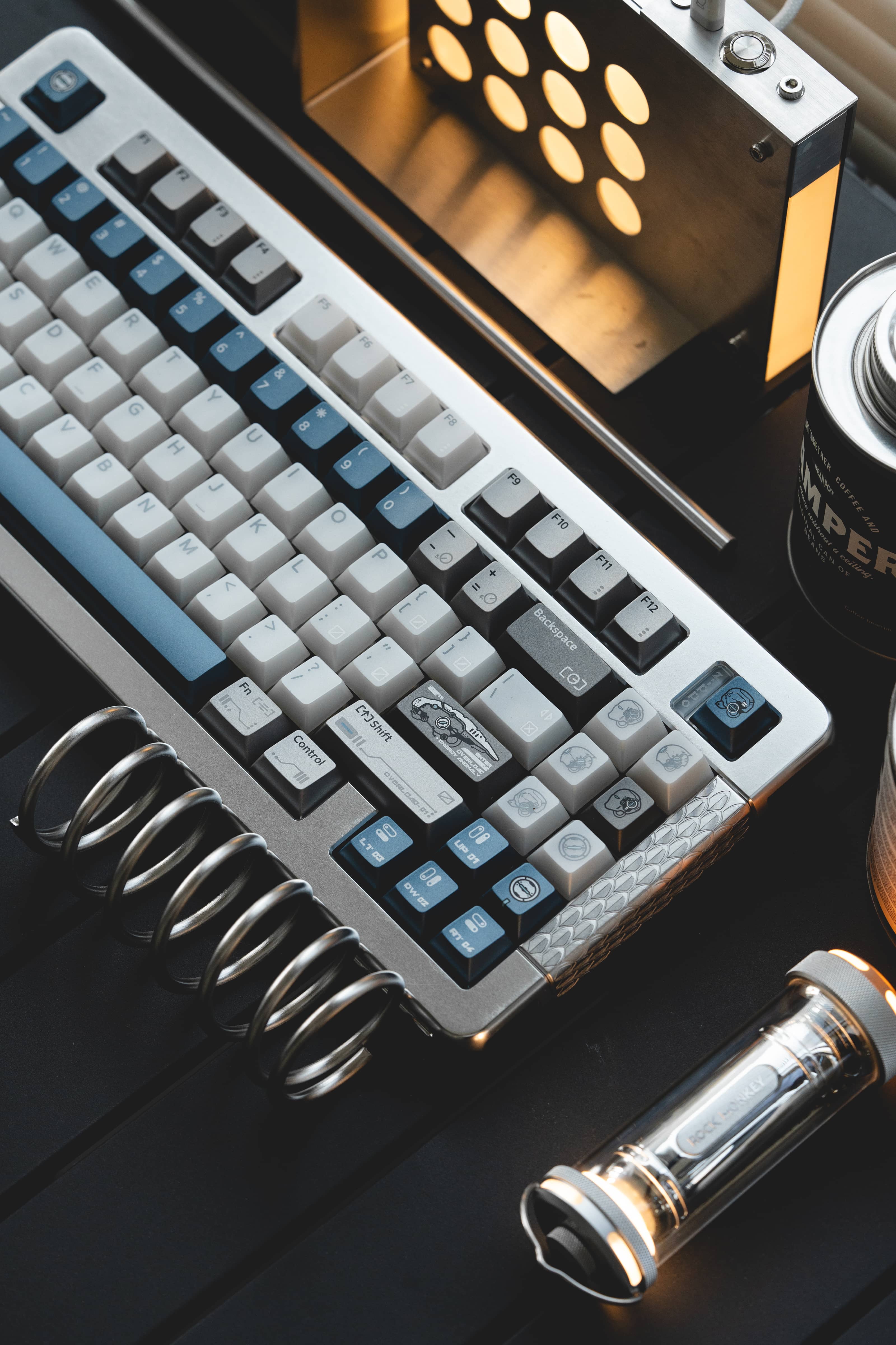 FRONTIER Overload CHERRY PROFILE PBT and PC Keycap Set