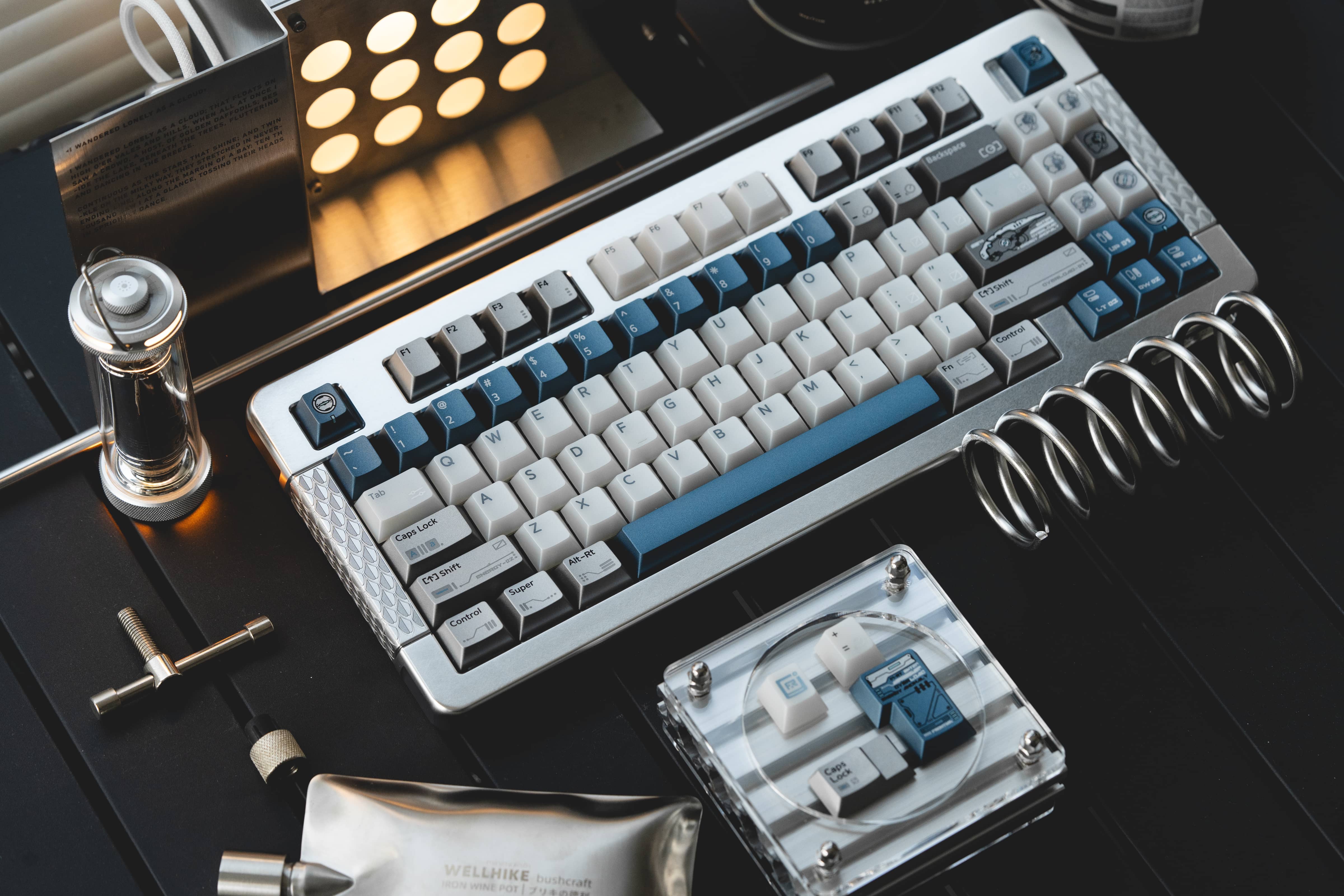 FRONTIER Overload CHERRY PROFILE PBT and PC Keycap Set