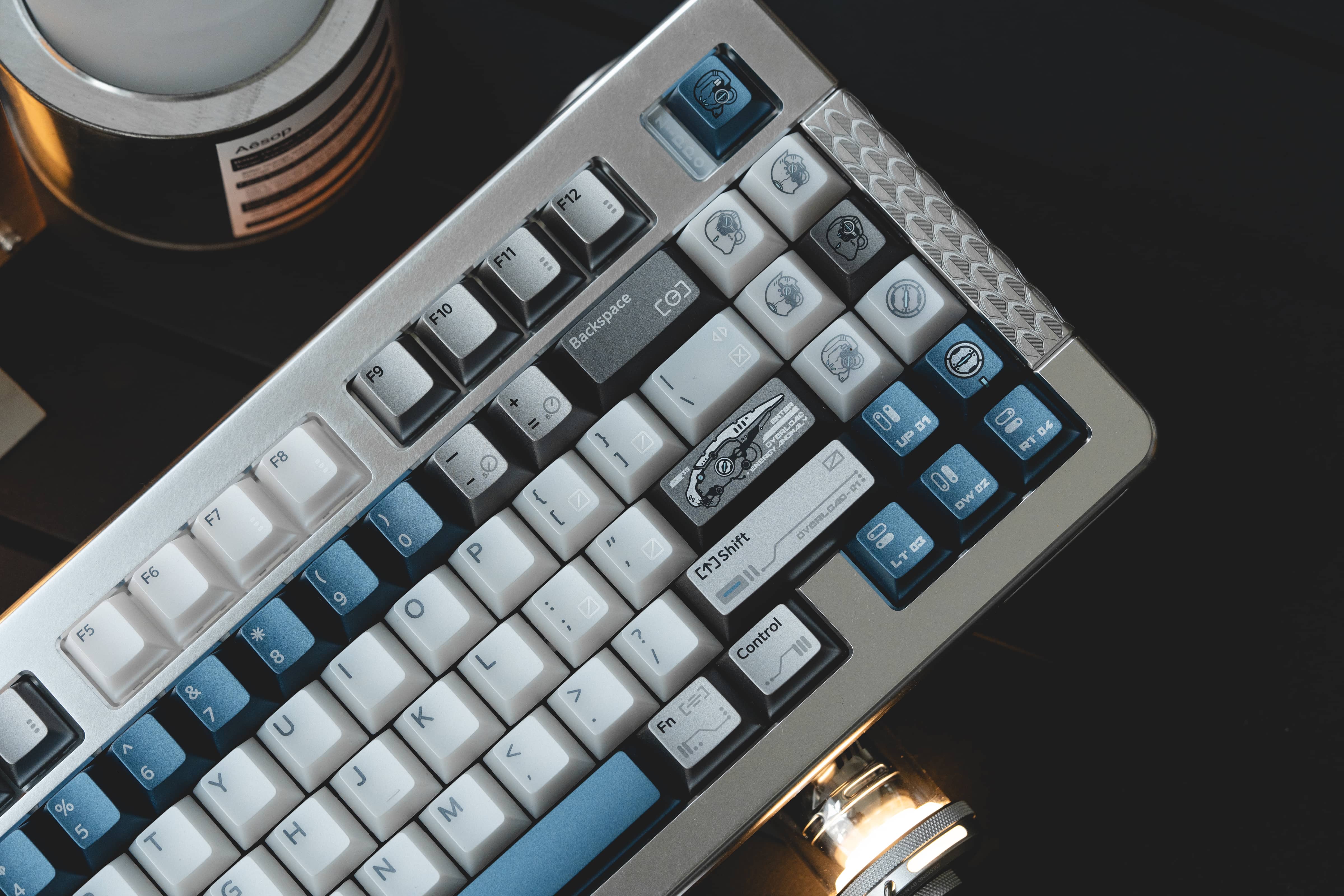 FRONTIER Overload CHERRY PROFILE PBT and PC Keycap Set