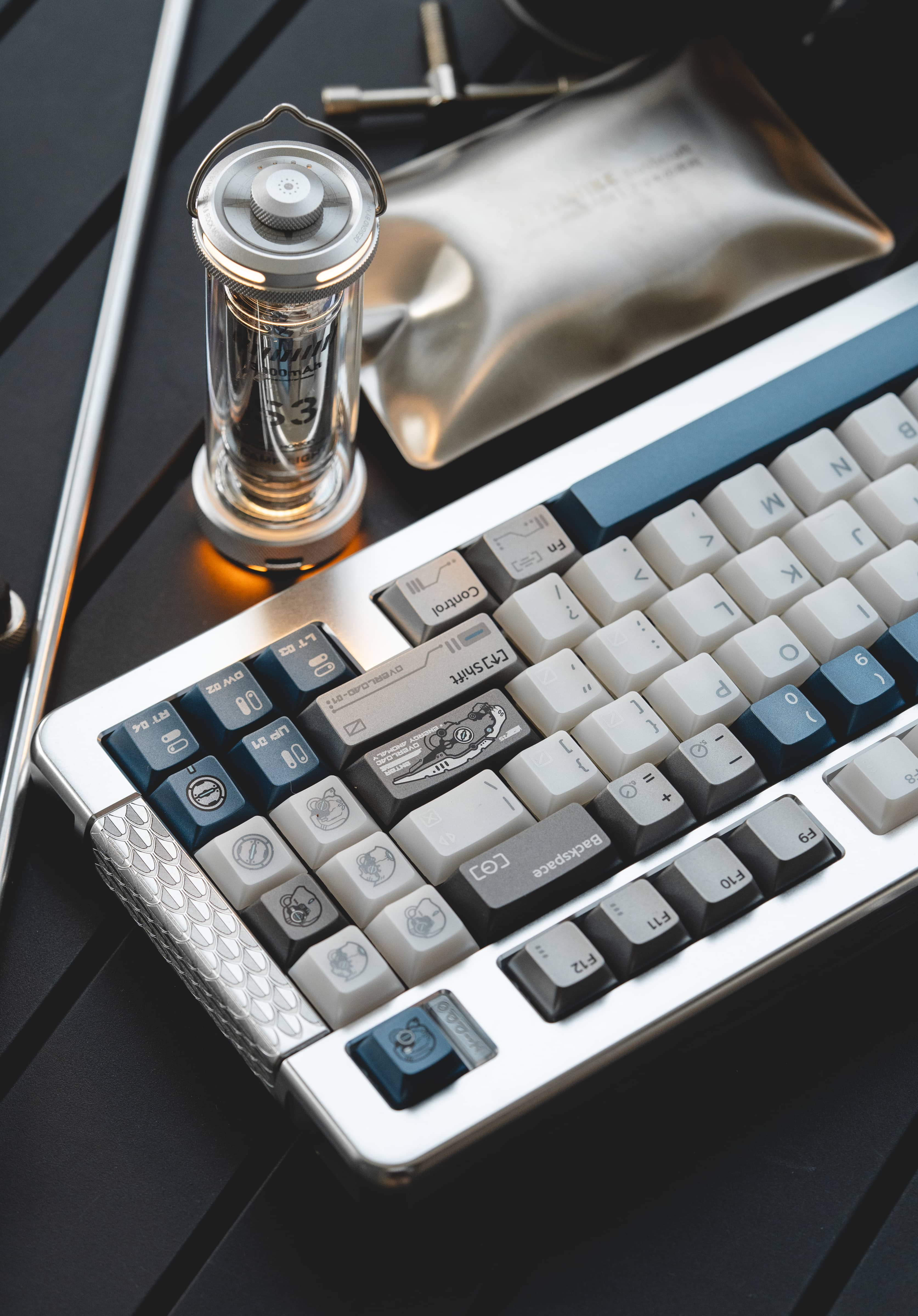 FRONTIER Overload CHERRY PROFILE PBT and PC Keycap Set