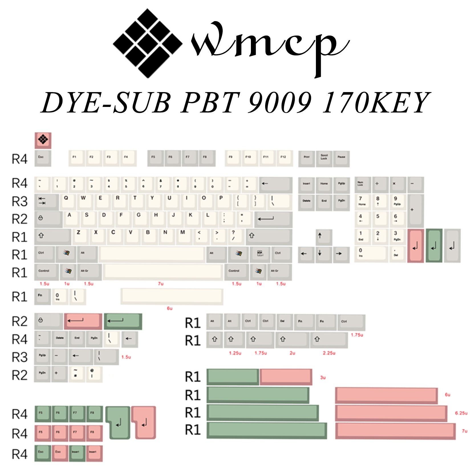 WINMIX 9009 Keycaps Set