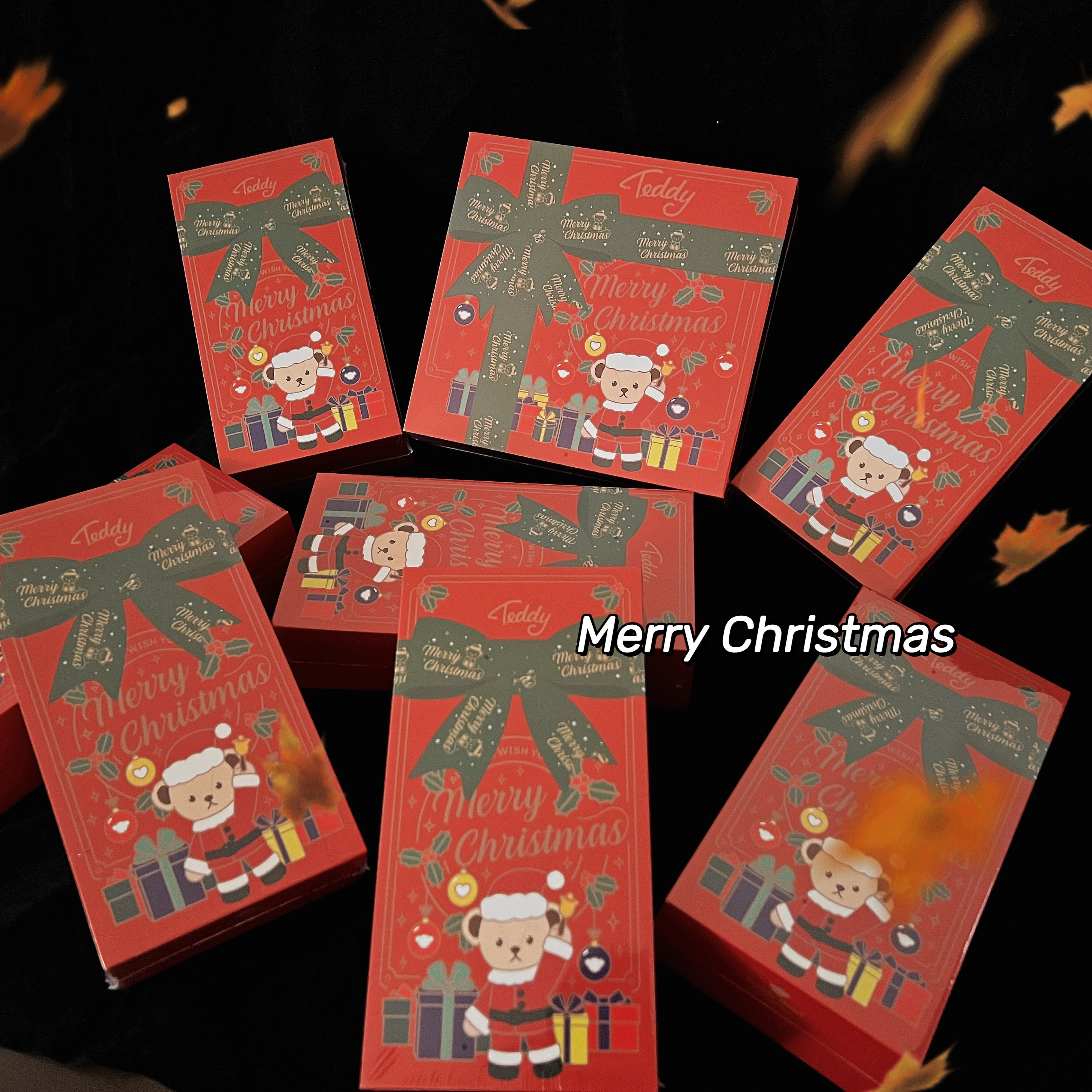 CreateKeebs Xmas-Teddy Bear Keycaps Set ALOHAKB