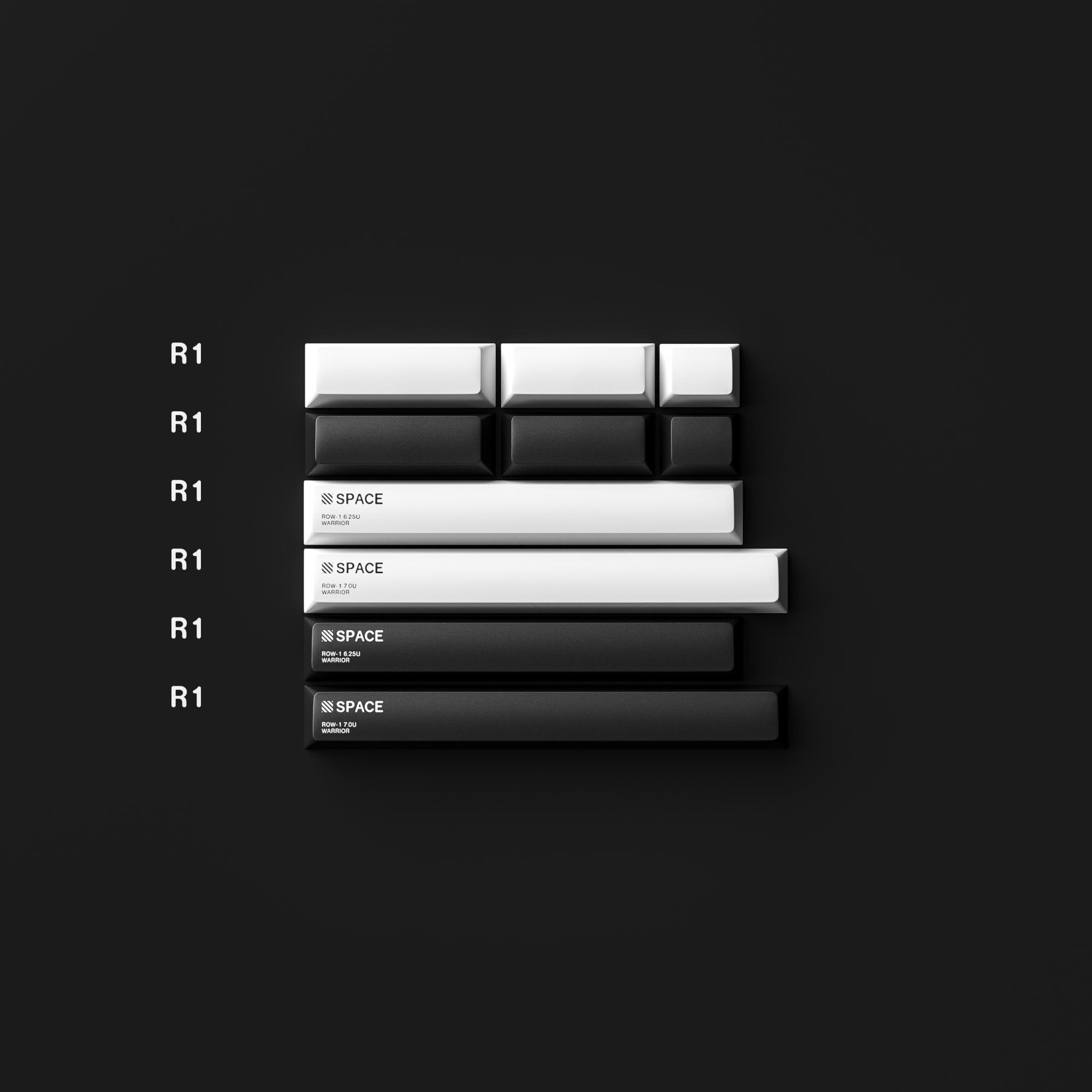 HEIKEY Warrior MK Ⅱ Keycaps Set ALOHAKB