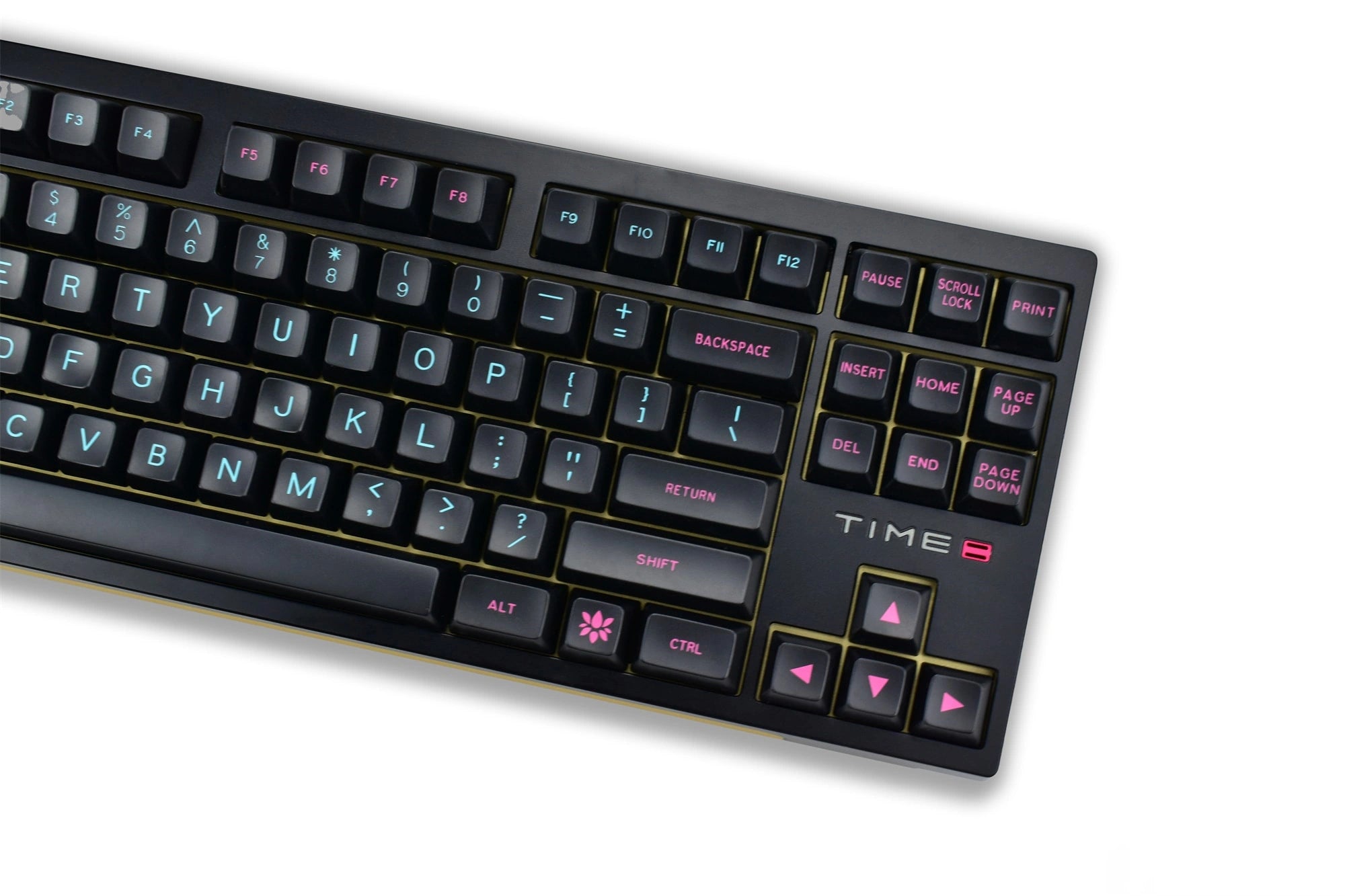 MAXKEY Miami Night SA Profile Doubleshot ABS Keycaps Set