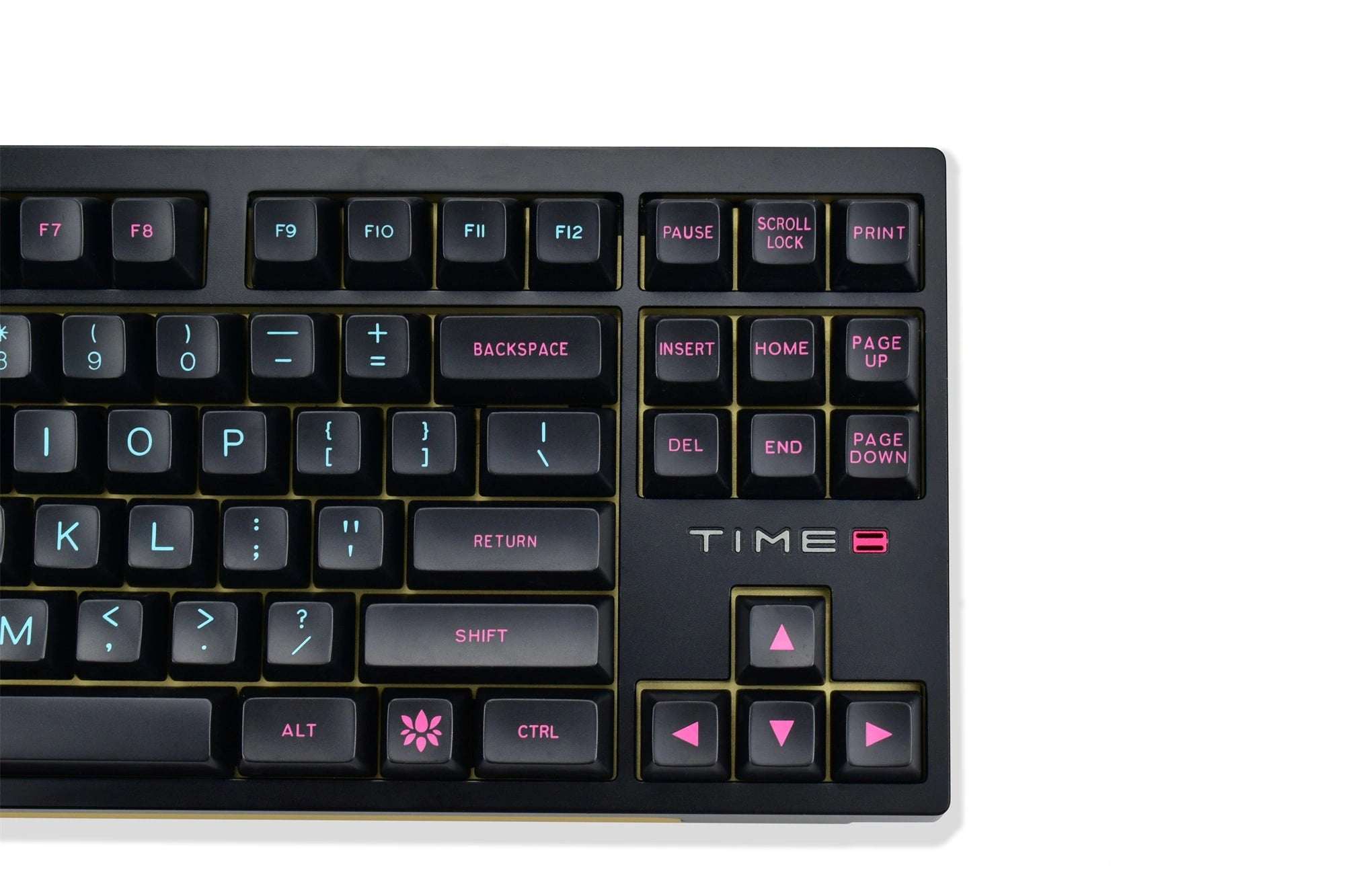 MAXKEY Miami Night SA Profile Doubleshot ABS Keycaps Set