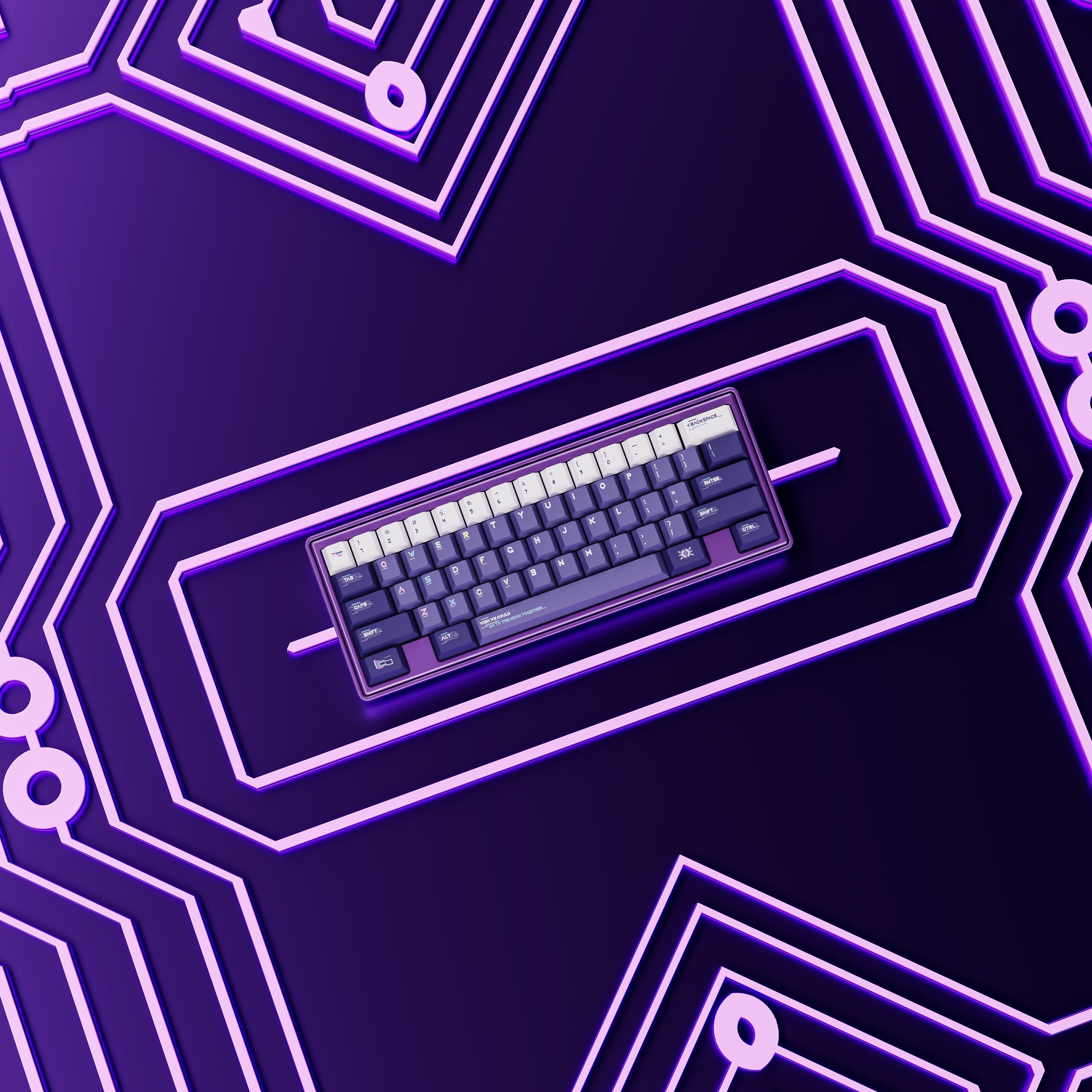 ALOHAKB Net Runner Keycaps Set