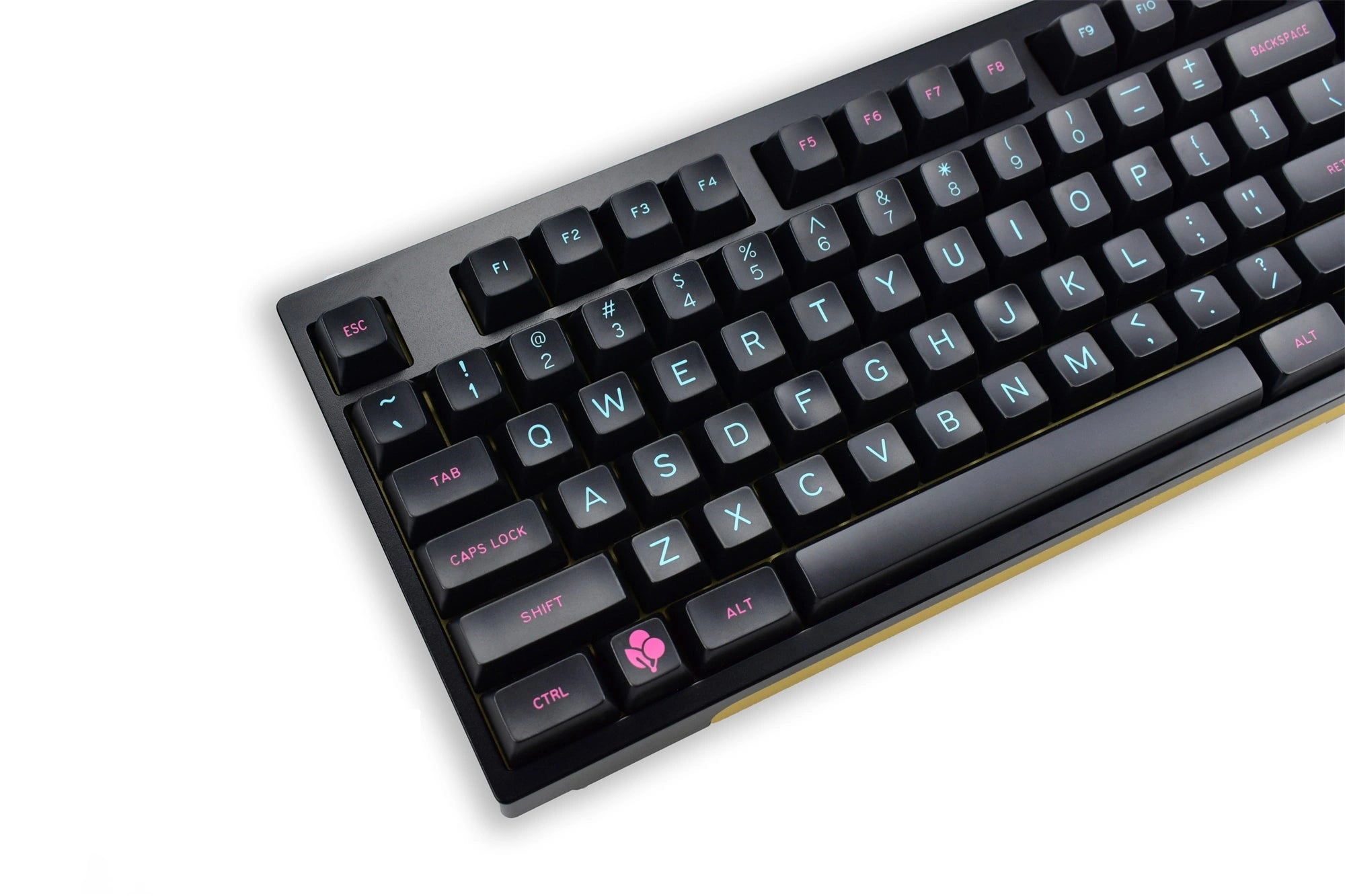 MAXKEY Miami Night SA Profile Doubleshot ABS Keycaps Set