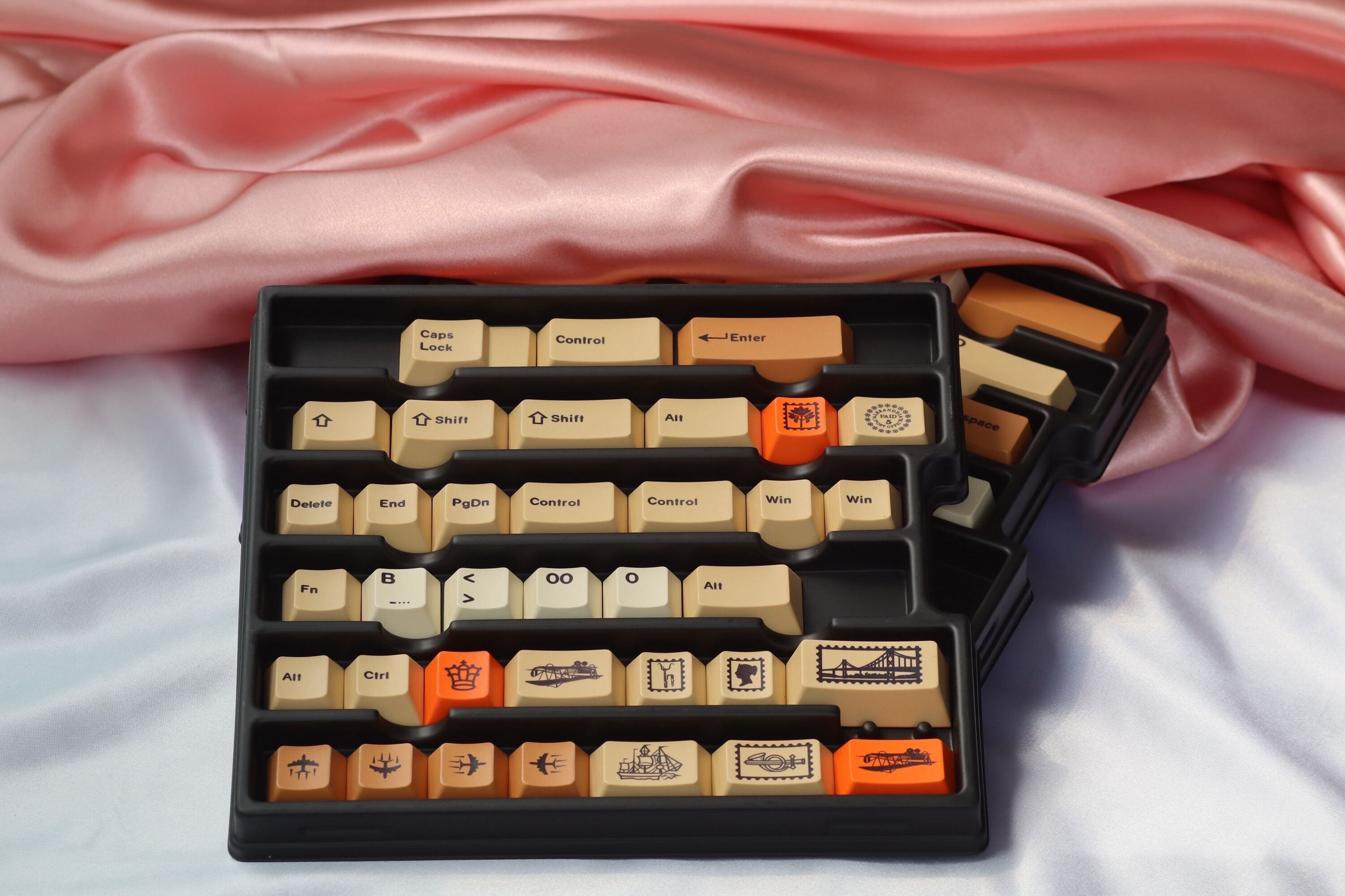 ALOHAKB Stamp Keycaps Set