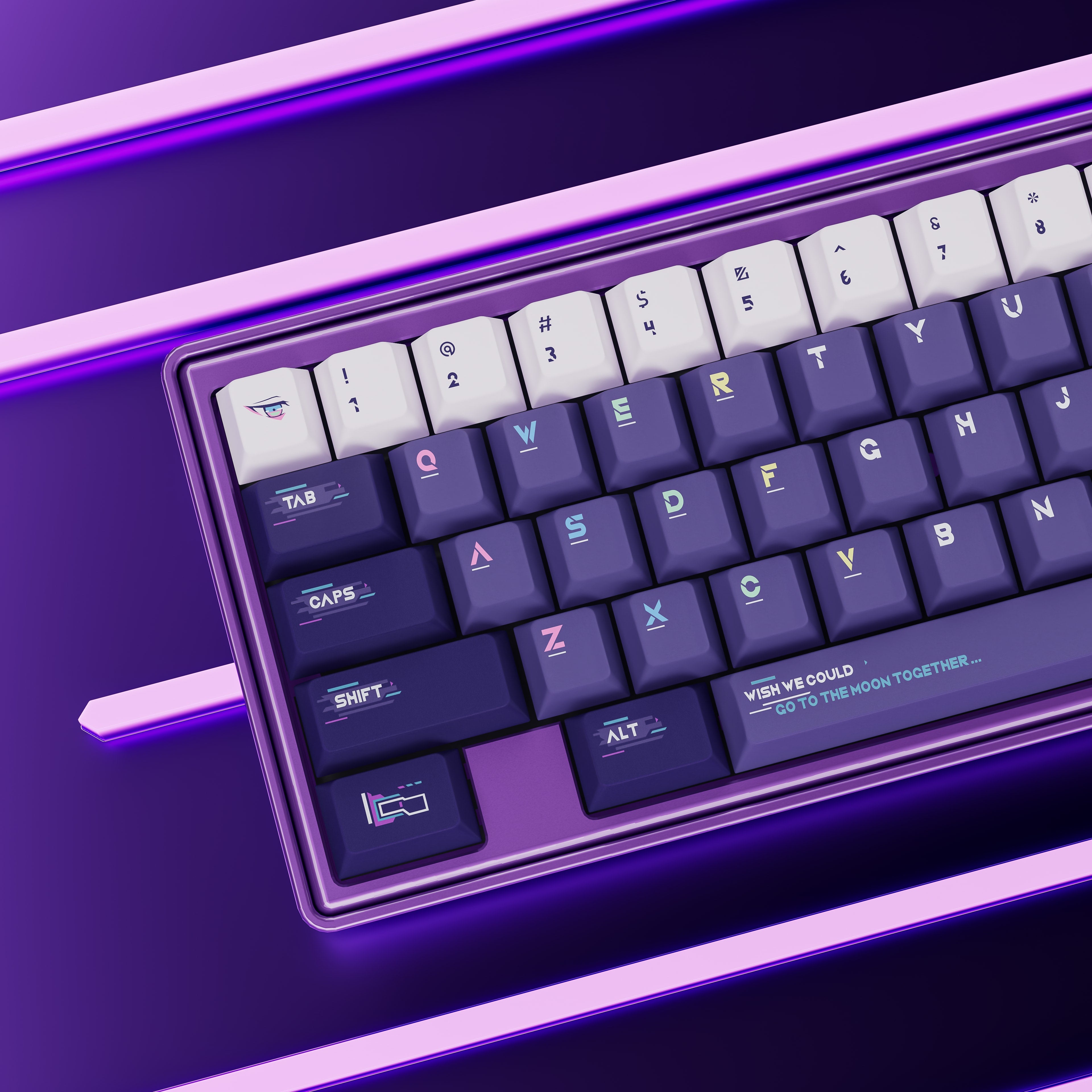 ALOHAKB Net Runner Keycaps Set