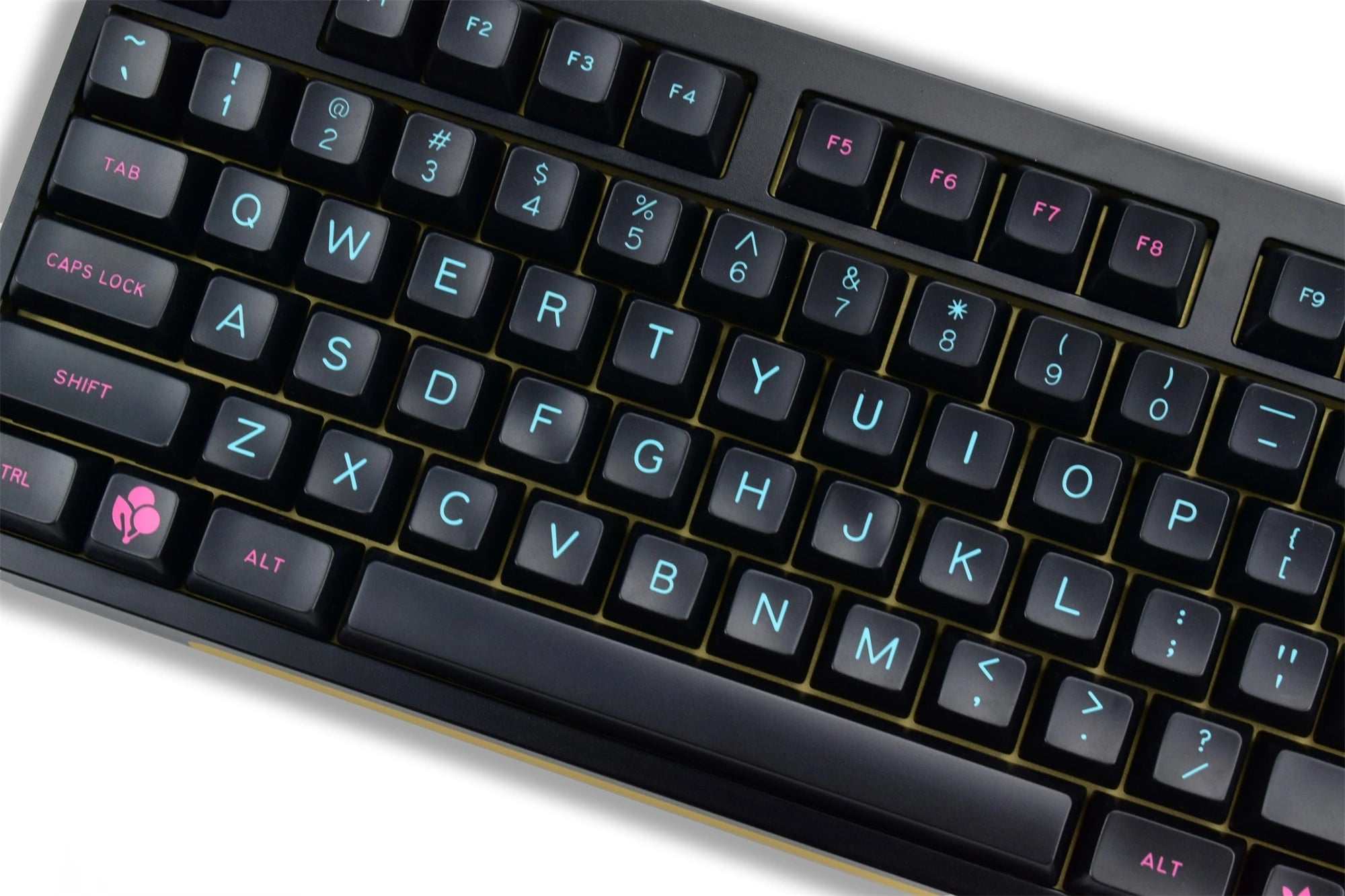 MAXKEY Miami Night SA Profile Doubleshot ABS Keycaps Set