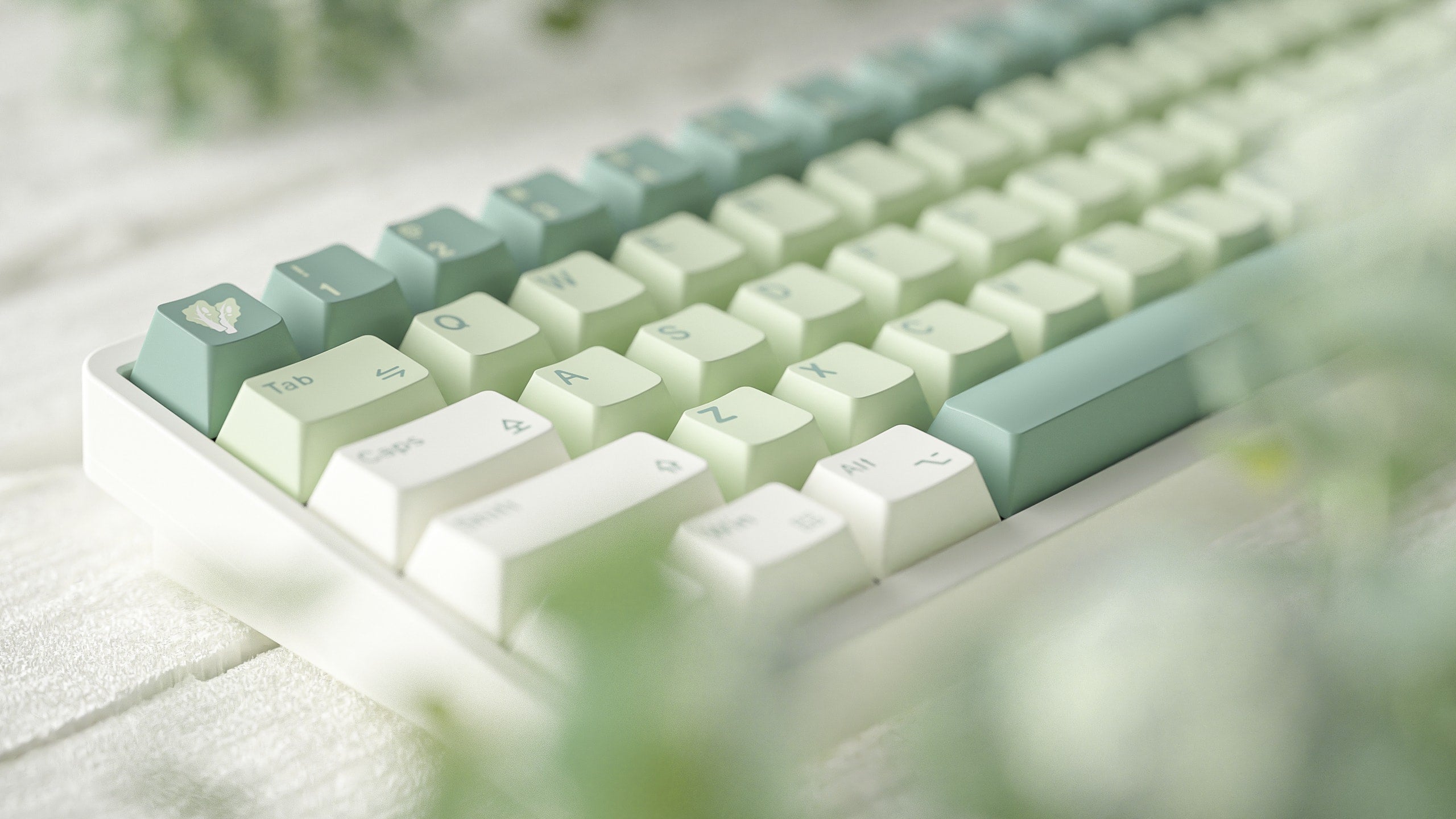 ALOHAKB Brassica Rapa Keycaps Set