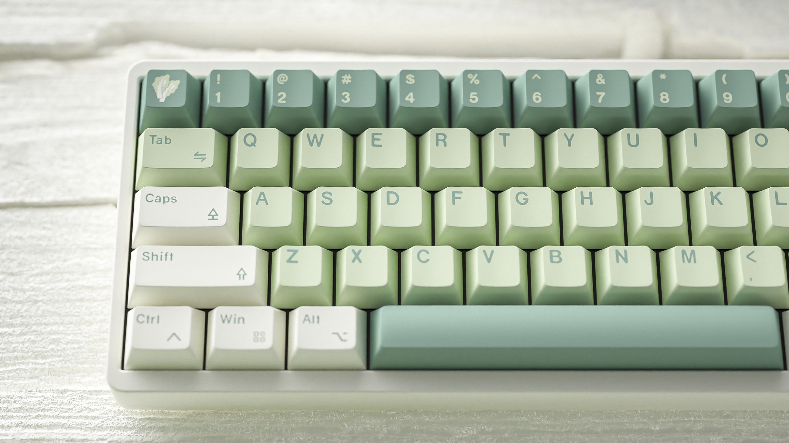 ALOHAKB Brassica Rapa Keycaps Set