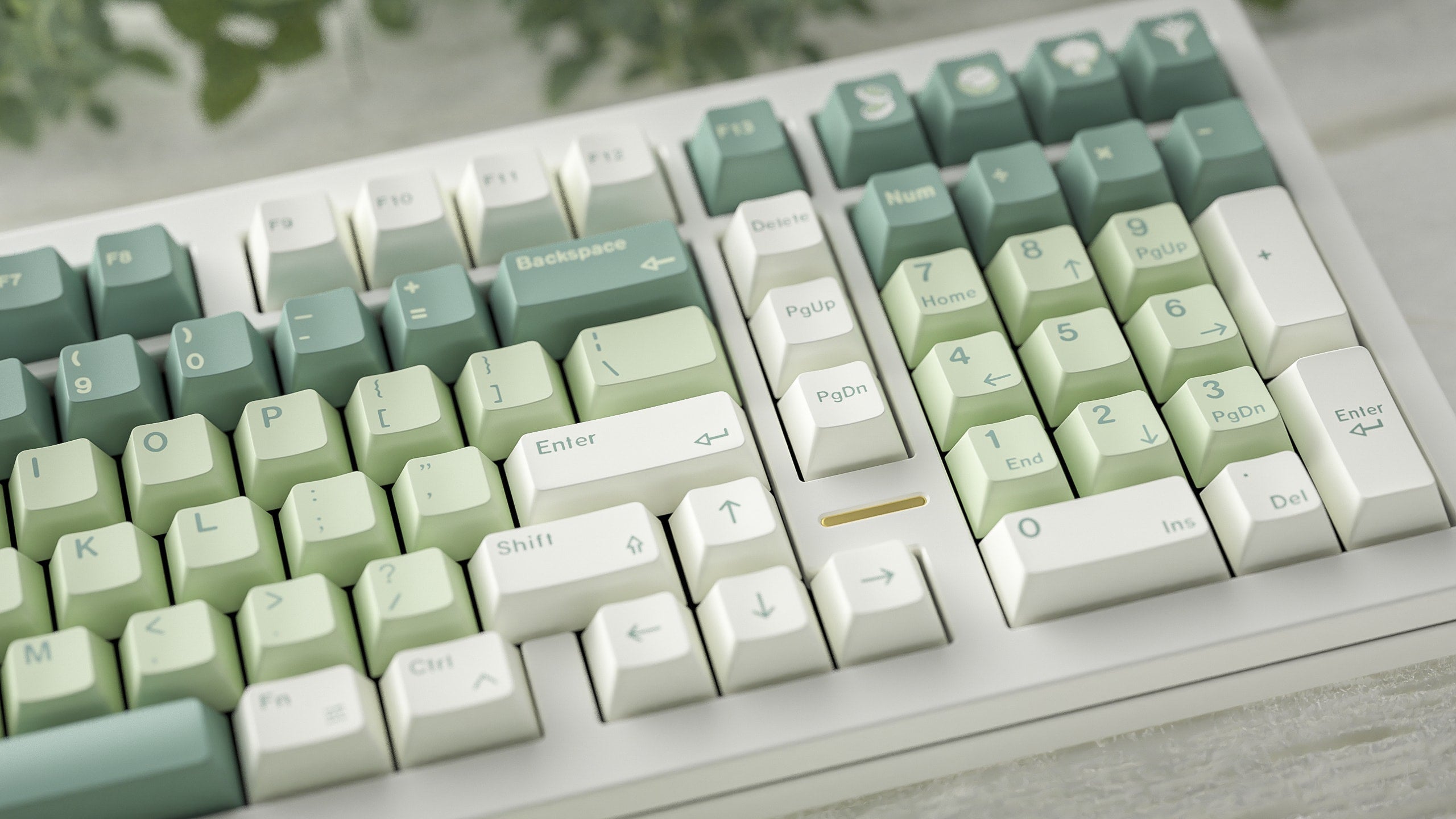 ALOHAKB Brassica Rapa Keycaps Set
