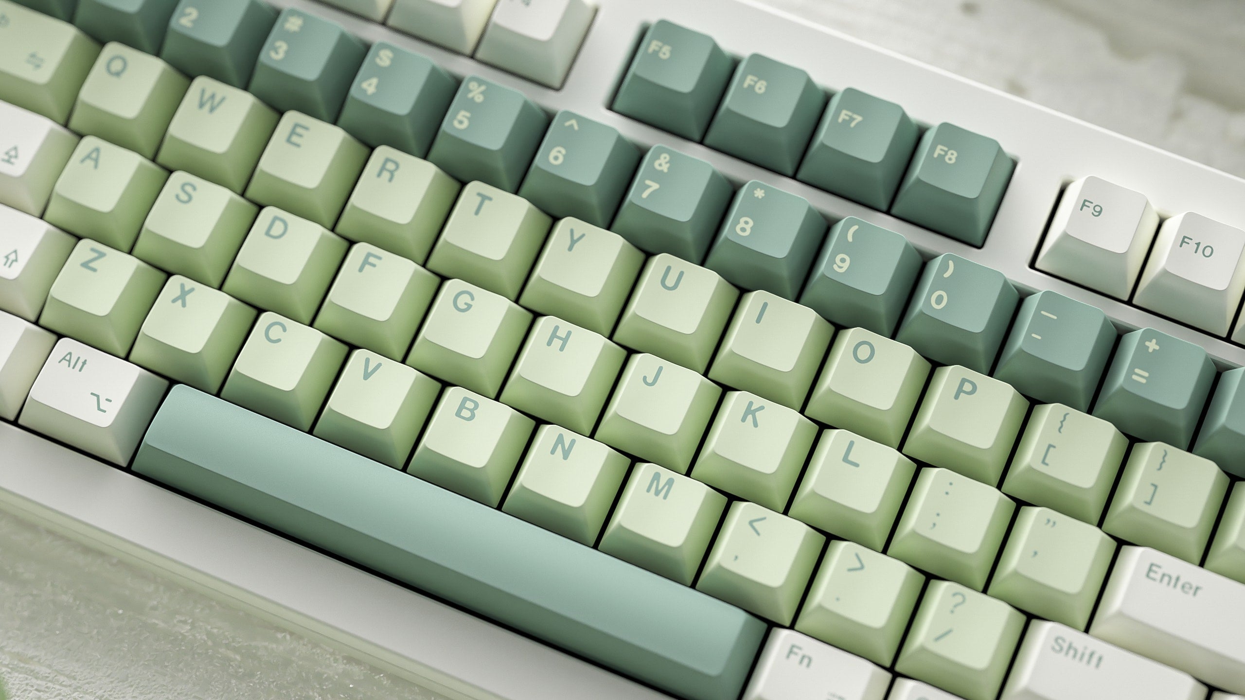 ALOHAKB Brassica Rapa Keycaps Set