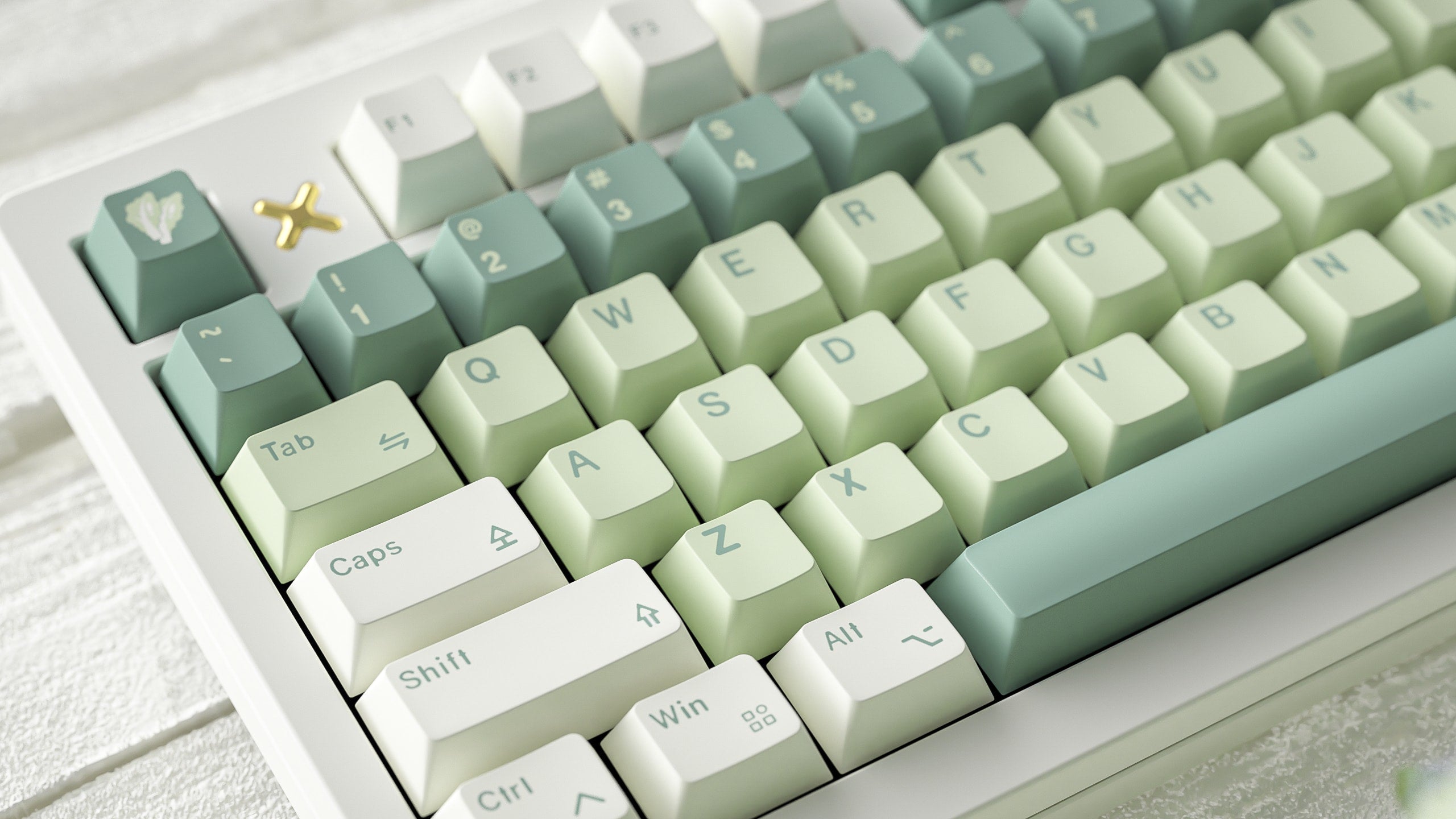 ALOHAKB Brassica Rapa Keycaps Set