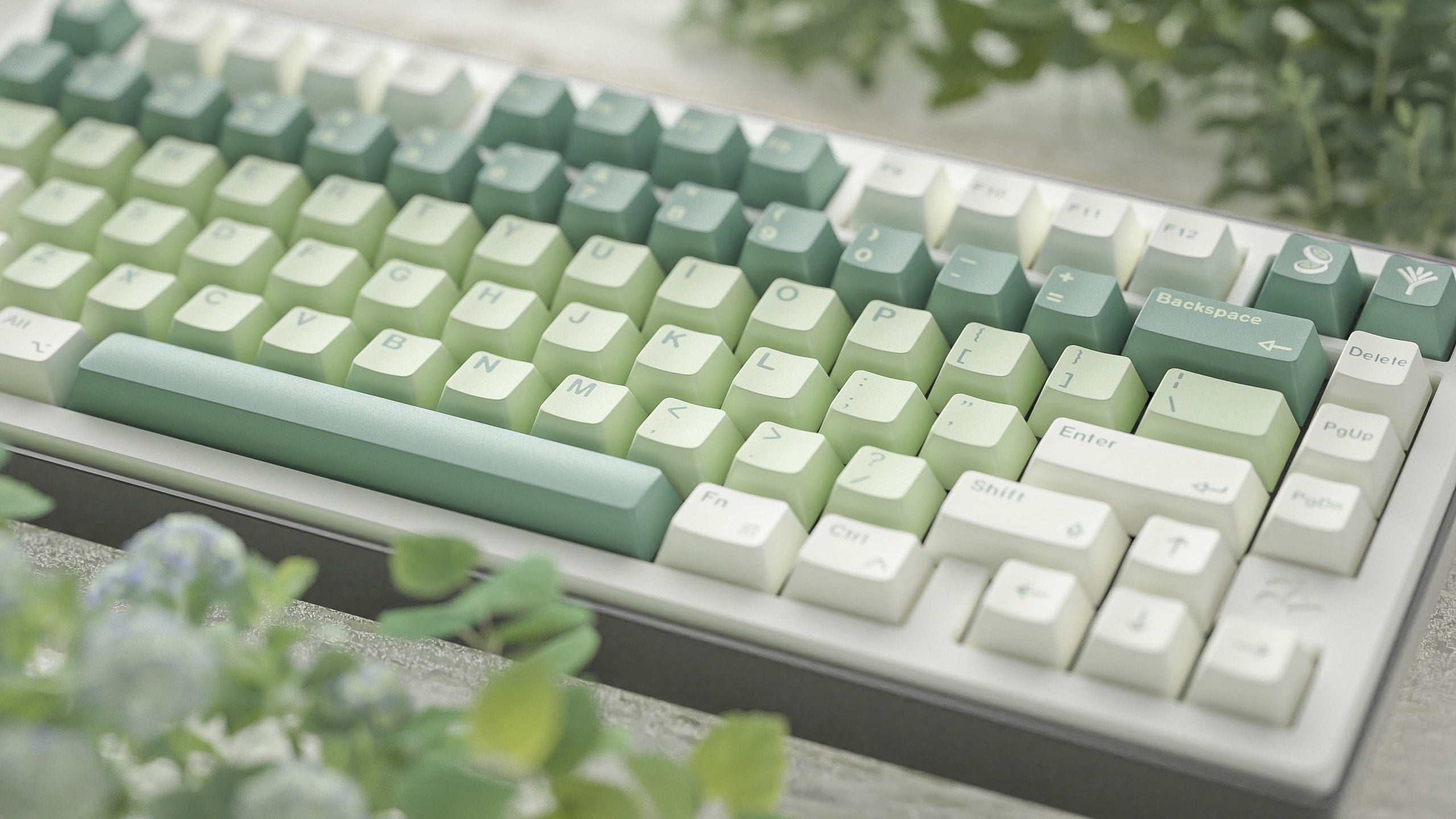 ALOHAKB Brassica Rapa Keycaps Set