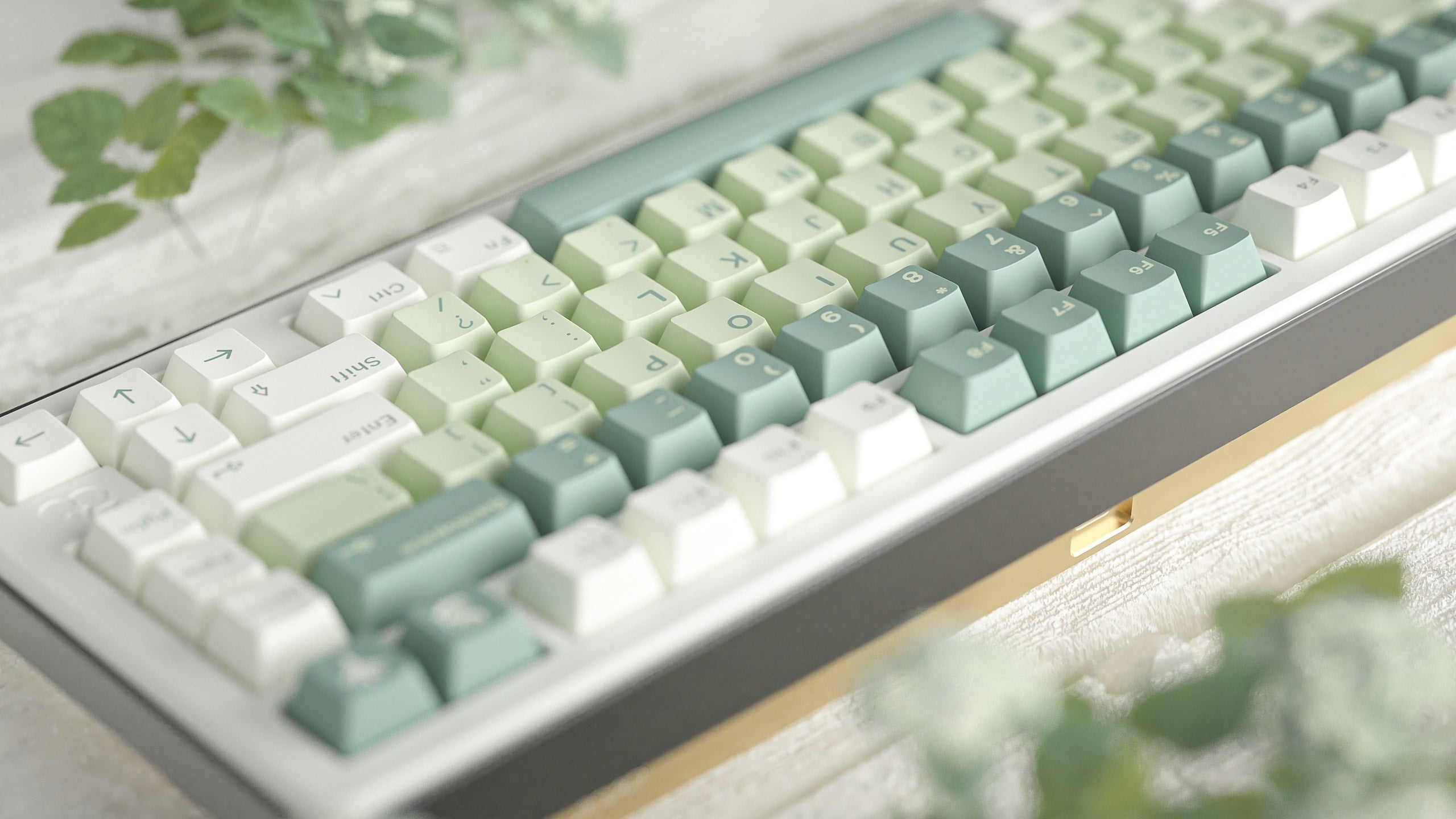 ALOHAKB Brassica Rapa Keycaps Set