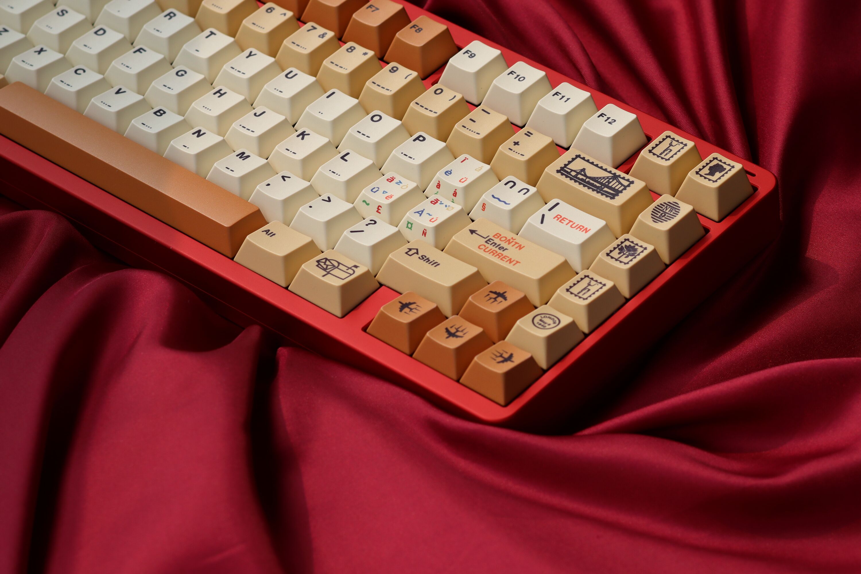 ALOHAKB Stamp Keycaps Set