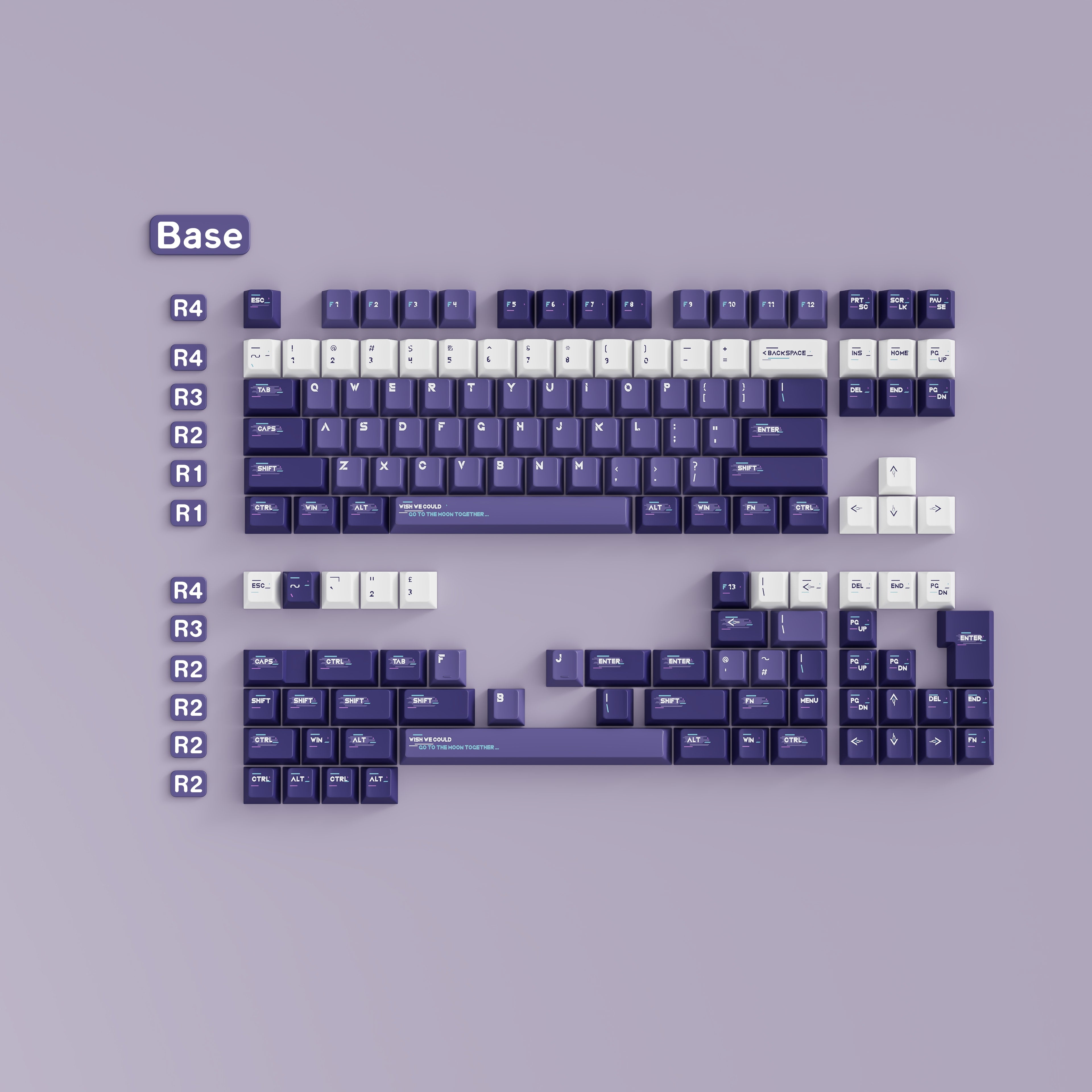 ALOHAKB Net Runner Keycaps Set