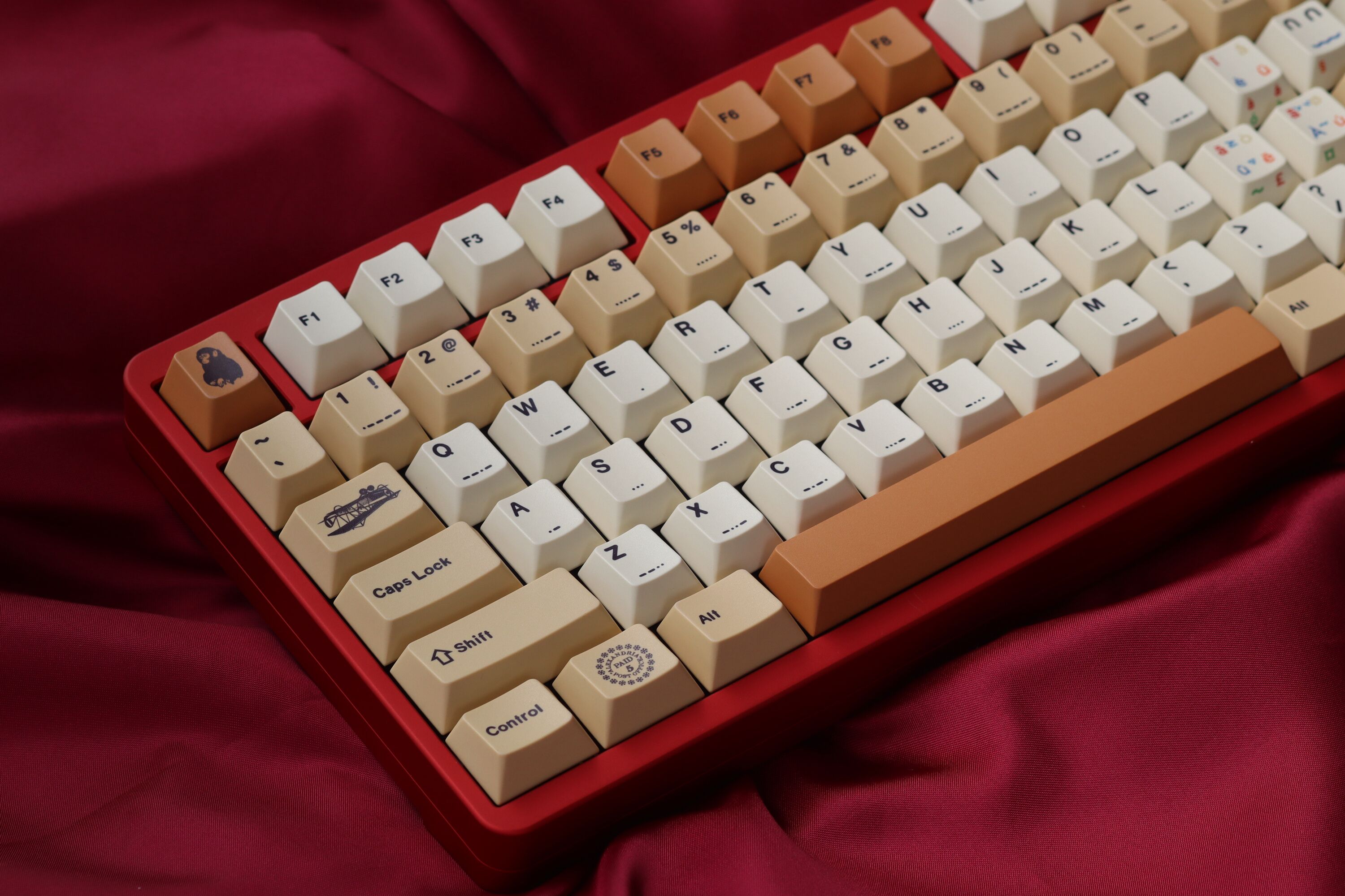 ALOHAKB Stamp Keycaps Set