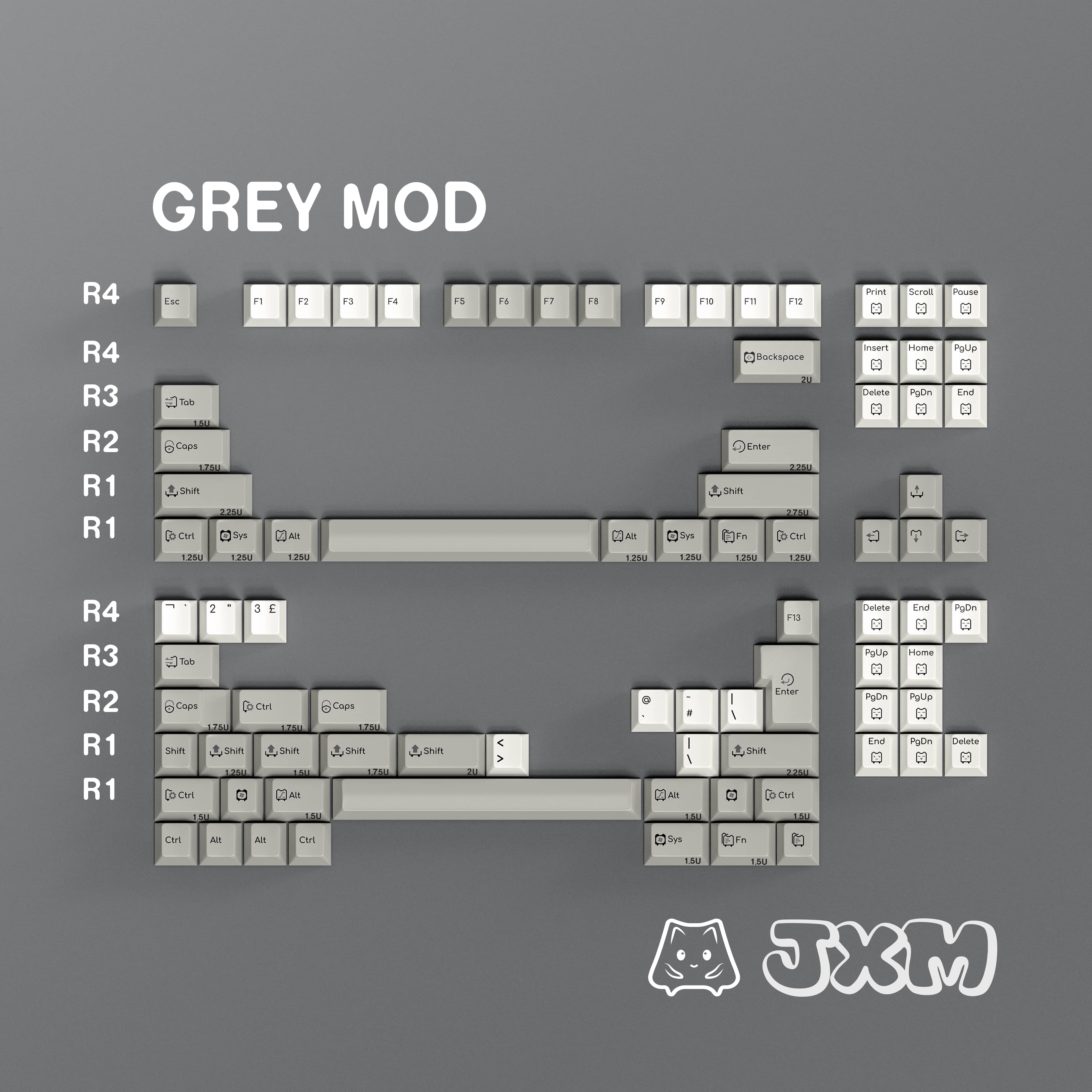 ALOHAKB JXM Keycaps Set