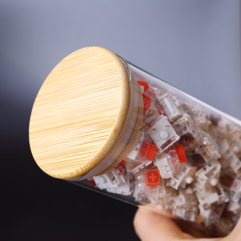 Switch/Keycap Glass Storage Jar