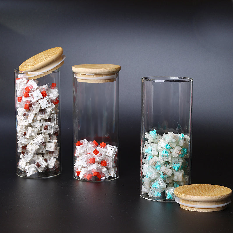 Switch/Keycap Glass Storage Jar