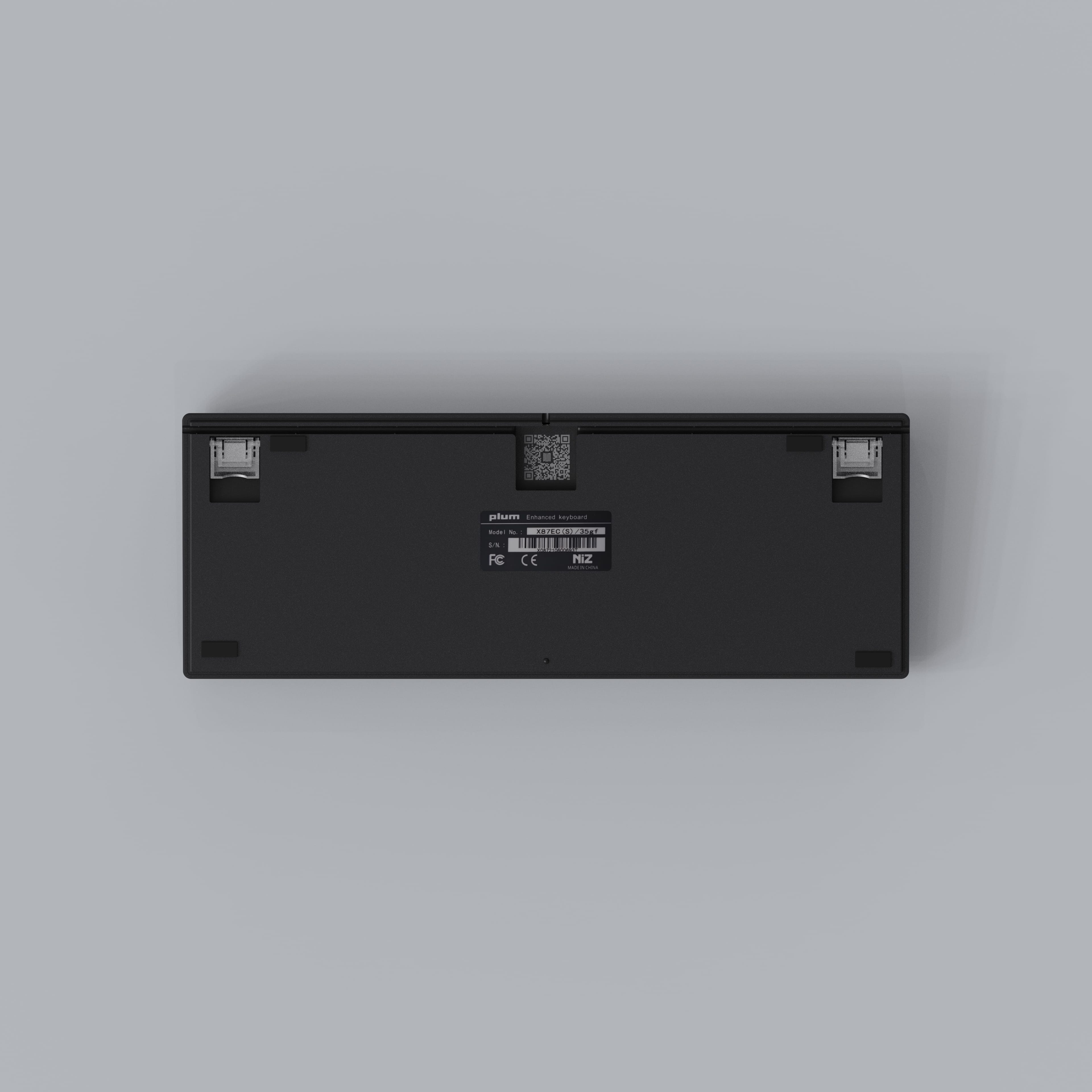 NIZ Keyboard X87 White/Black Capacitive Keyboard