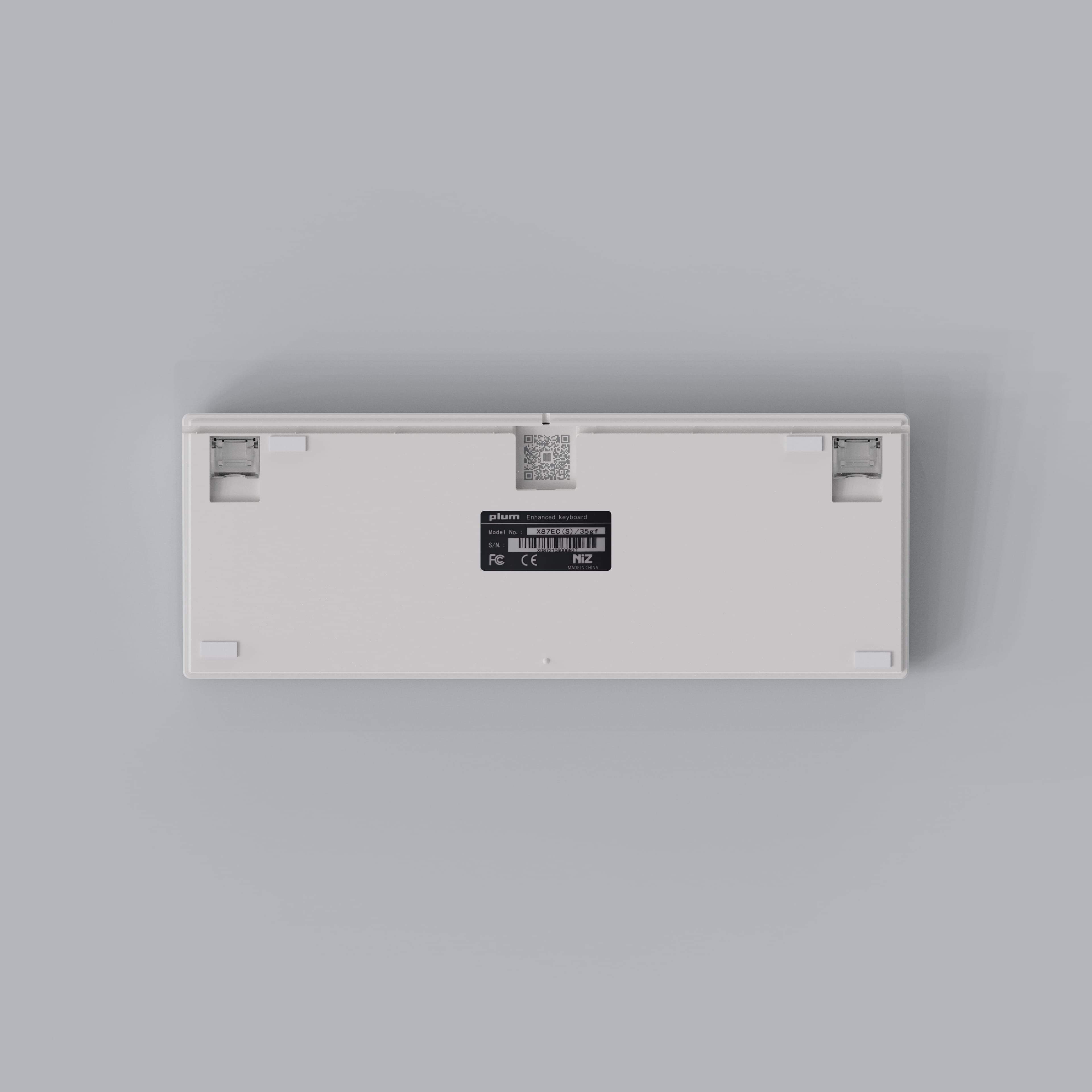 NIZ Keyboard X87 White/Black Capacitive Keyboard